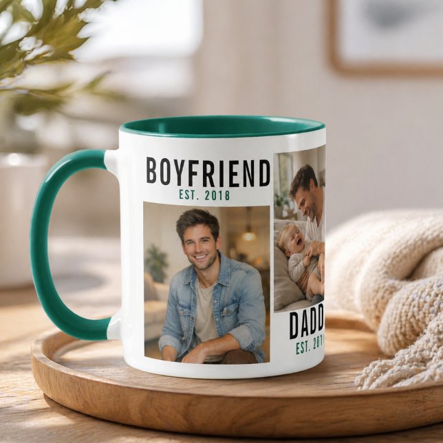 Freund Ehemann Vater Tasse | Personalisierter Vate (Boyfriend Husband Dad Mug | Personalized Father’s)