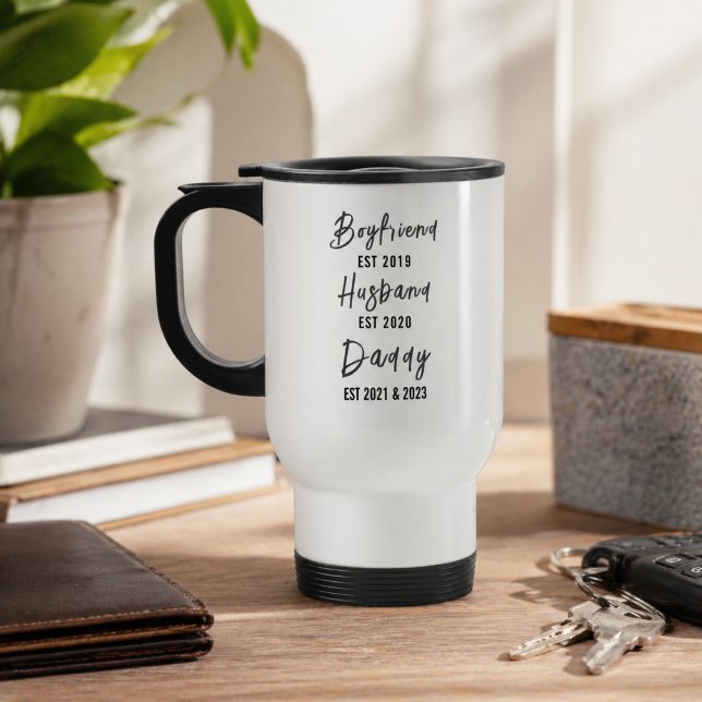 Freund Ehemann Vater Tasse | Personalisierter Vate (Boyfriend Husband Dad Mug | Personalized Father’s)