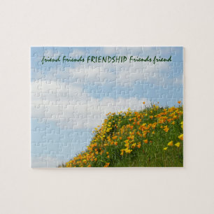 Freund Freunde FREUNDSCHAFT Freunde Freund-Rätsel Puzzle