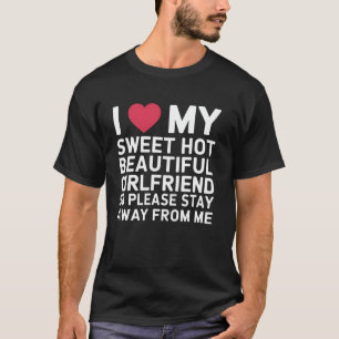 Freund Freundin Lustiges Passendes Paar Beziehung T-Shirt