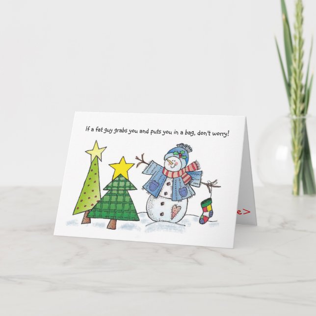 Freund für Weihnachtskarte Feiertagskarte (Vorderseite)