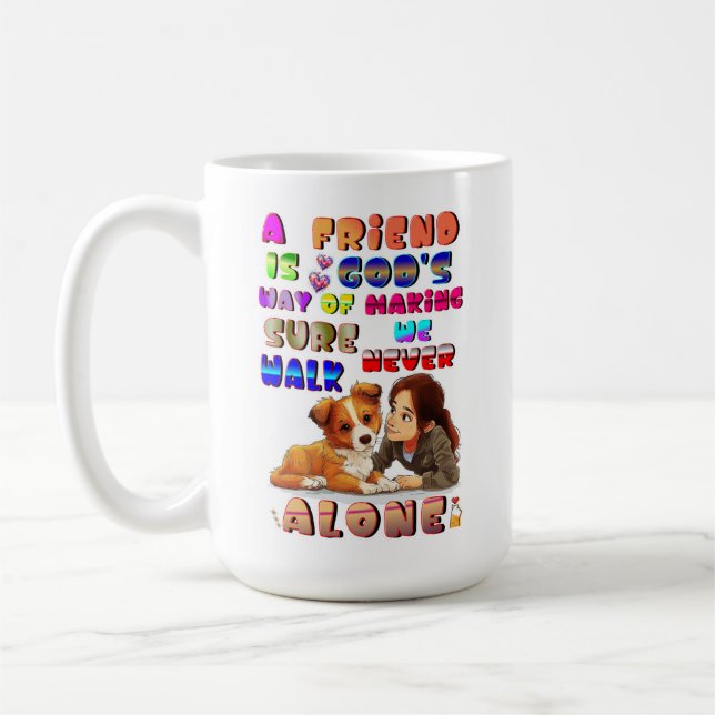 Freund Gottes Weg, um sicherzustellen, dass wir ni Kaffeetasse (Links)