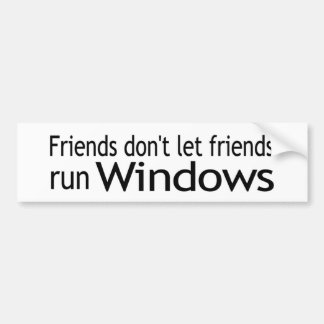 Freund-Lauf Windows Autoaufkleber