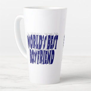 Freund mit dunkelblauem Text Milchtasse