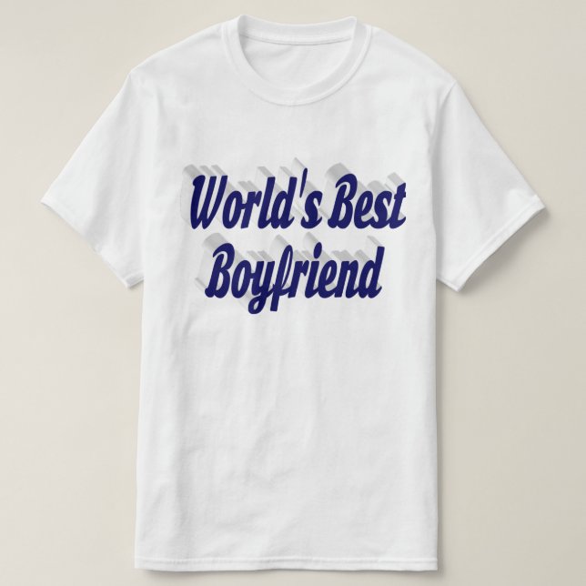 Freund mit dunkelblauer Schrift T-Shirt (Design vorne)