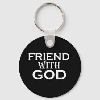Freund mit Gott Schlüsselanhänger
