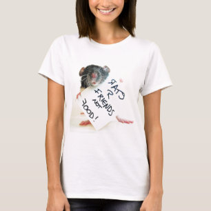 Freund-nicht Nahrung der Ratten-R T-Shirt