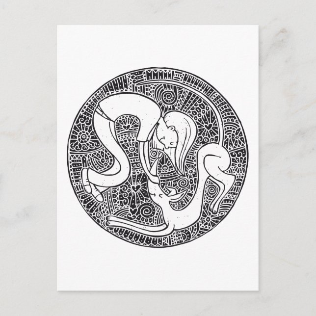 Freund Postkarte (Vorderseite)