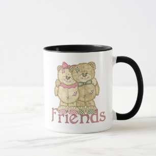 Freund-Teddybär-Paare - ursprüngliche Farben Tasse