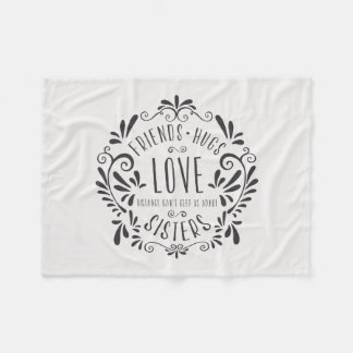 Freund-Umarmungs-Liebe-Schwester-Fleece-Decke Fleecedecke