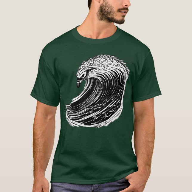 Freund von Bird Wave T-Shirt (Vorderseite)