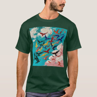 Freund von Birds Design T-Shirt