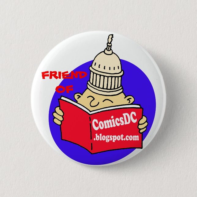 FREUND VON ComicsDC Abzeichen Button (Vorderseite)