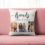 Freunde 3 Foto Freundschaftskollektion Kissen<br><div class="desc">Feiern Sie Ihre Freundschaft mit dem Friends 3 Foto Friendship Collage Throw Kissen. Dieses personalisierte Kissen besticht durch eine wunderschön gestaltete Collage aus drei hochgeschätzten Fotos, in der Sie mit Ihren Freunden besondere Momente erleben. Aus hochwertigen Materialien gefertigt, fügt es jedem Raum eine stilvolle und sentimentale Touch hinzu. Dieses Kopfkissen...</div>
