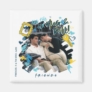 FREUNDE™  Alte Umarmung und Rolle Magnet