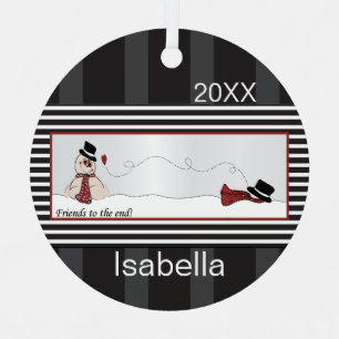 Freunde am Ende Ornament Aus Metall