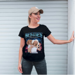 Freunde Besties Bootleg Rap Retro Benutzerdefinier T-Shirt