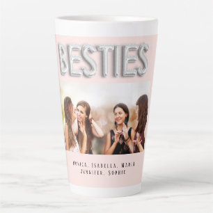 Freunde besties Foto Rose Gold Silber BESTE FREUND Milchtasse