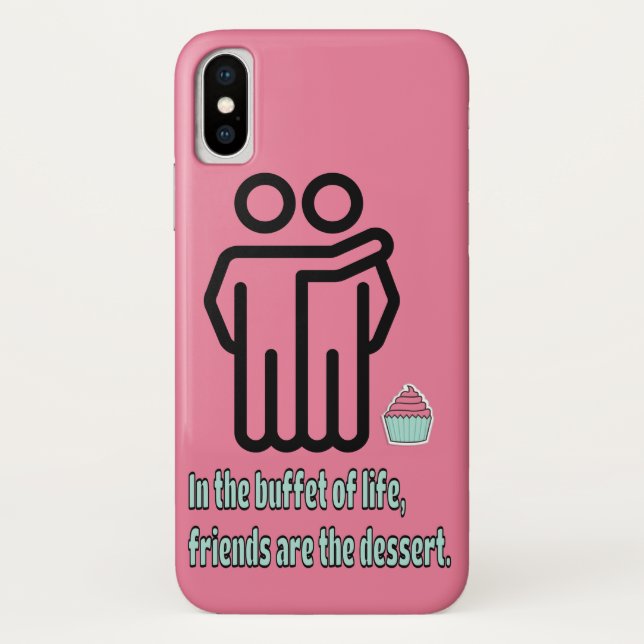 Freunde Case-Mate Barely iPhone X Hülle (Rückseite)