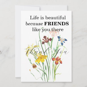 FREUNDE DANKEN IHNEN KARTEN