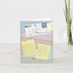Freunde der Letter Collection-Note-Karte Karte