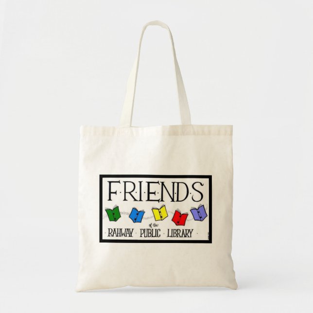 Freunde der Rahway allgemeine Bibliotheks-Tasche Tragetasche (Vorne)