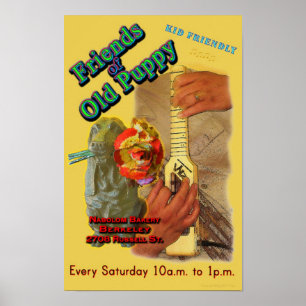 Freunde des alten Puppy-Posters Poster