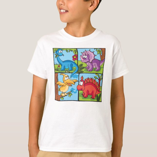 Freunde des Dino T-Shirt (Vorderseite)