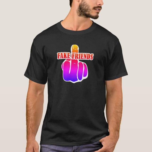 Freunde des farbenfrohen Fakes T-Shirt (Vorderseite)