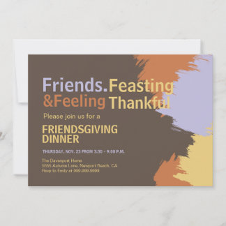 Freunde des Fettdrucks Einladung zur Friendsgiving