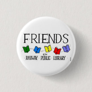 Freunde des Rahway Bibliotheks-Knopfes Button