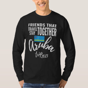 Freunde, die zusammen nach Aruba reisen Mädchen-Tr T-Shirt