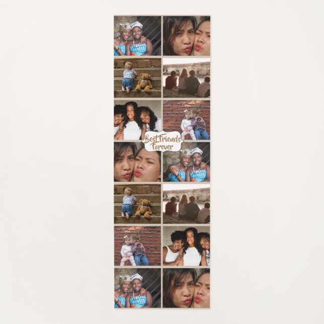 Freunde DIY 6 Foto auf einer modernen BESTE FREUND Yogamatte (Vorderseite)