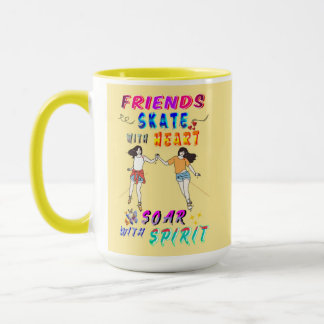 Freunde Drinkwar Skaten Mit Herz, Fliegen Mit Geis Tasse