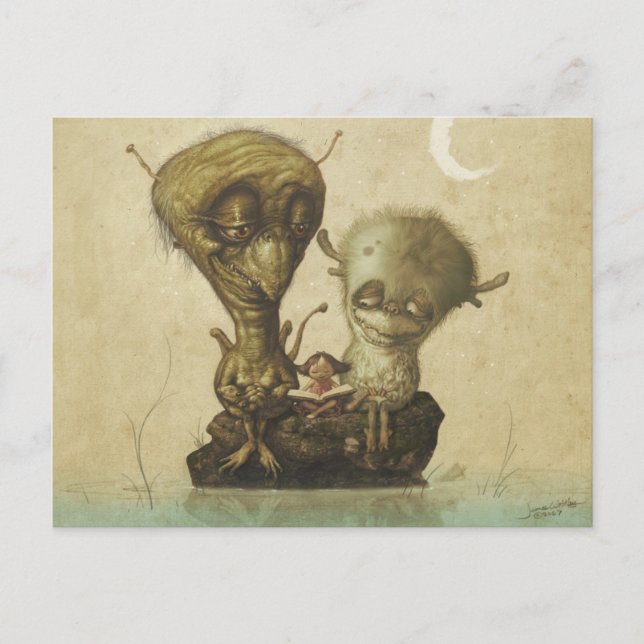 Freunde egal postkarte (Vorderseite)