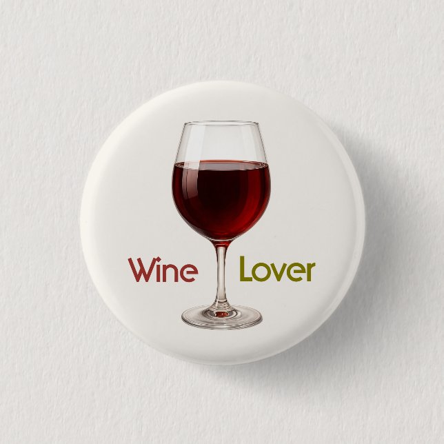 Freunde Essen Truthahn und Wein | Moderne Thanksgi Button (Vorderseite)