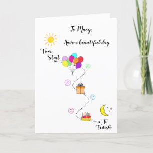 Freunde Familie Name hinzufügen Happy Geburtstagsk Karte