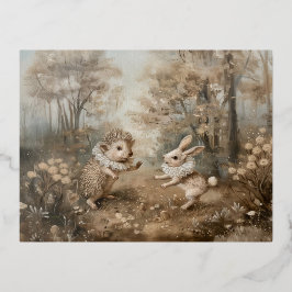 Freunde - Foil Postcards Folien Feiertagspostkarte