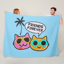 Freunde Forever Cat Fleece Blanket!