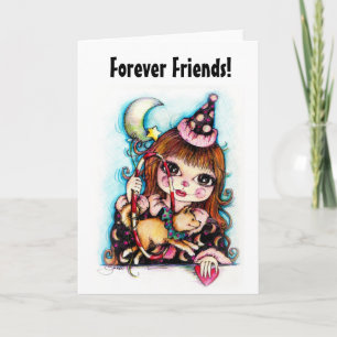 Freunde Forever Circus Dog Card Karte
