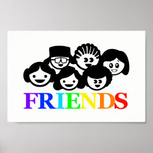 "Freunde" Freundschaft, Plakat