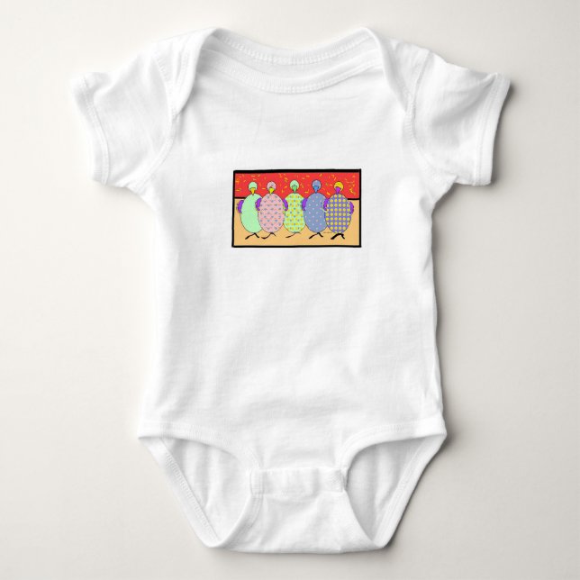 FREUNDE FÜNF SCHICKS BABY STRAMPLER (Vorderseite)
