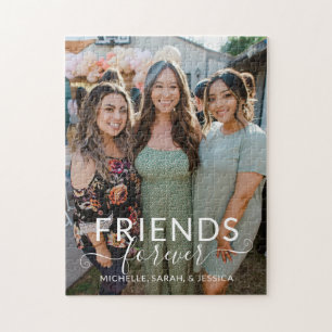Freunde für immer Foto-Andenken Puzzle