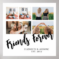 Freunde für immer Foto Collage Geschenk für BESTE 