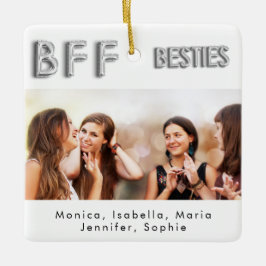 Freunde für immer Foto Silberbestien BESTE FREUNDI Keramikornament