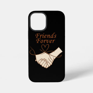 Freunde für immer Heartline Art iPhone 12 Mini Hül Hülle