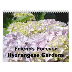 Freunde für immer Hortensien-Gärten-Kalender Kalender
