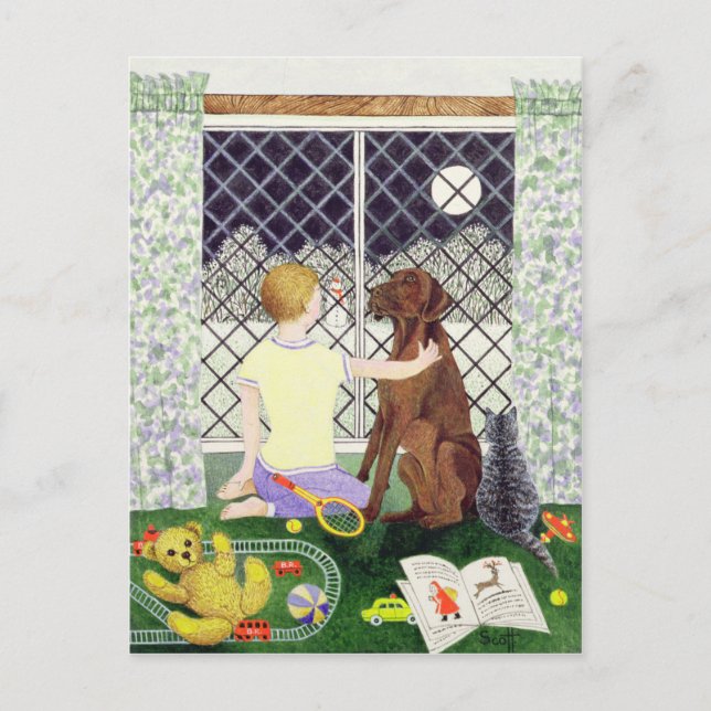 Freunde für immer postkarte (Vorderseite)