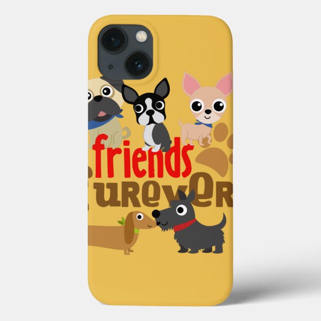 Freunde Furever Hunde Welpen Case-Mate iPhone Hülle (Rückseite)