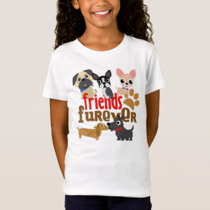 Freunde Furever Hunde Welpen T-Shirt